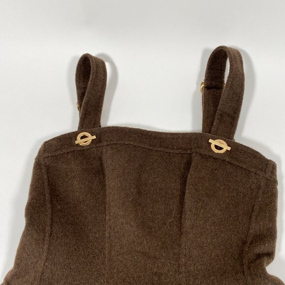 GAP x CULT GAIA Brown Wool Blend Mini Dress - Picture 3 of 8